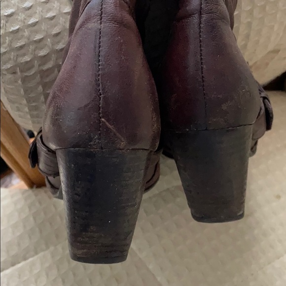 Brown Leather Born Women’s Boots 8.5 - Picture 3 of 8